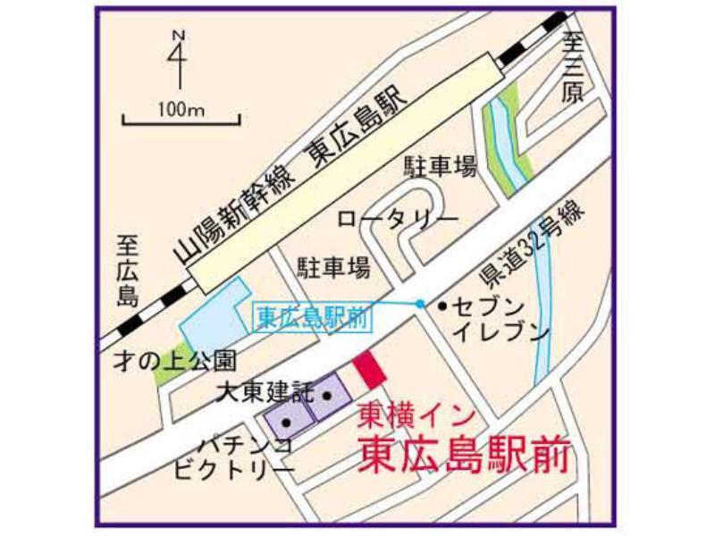 东广岛站前旁旅馆酒店 外观 照片